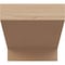Ekena Millwork 5"W x 5"D x 5"H Wide Clemmons Rough Cedar Woodgrain TimberThane Corbel, Primed Tan CORUR05X05X05CLERCPR - alternate 4